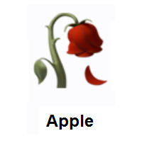 Wilted Flower on Apple iOS