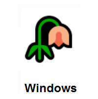 Wilted Flower on Microsoft Windows