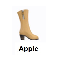 Woman’s Boot on Apple iOS