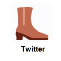 Woman’s Boot on Twitter Twemoji