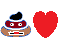 Pile of Poo and Red Heart: Small