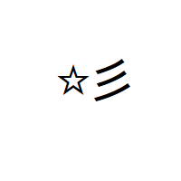 Shooting Star with Japanese Radical 59 (bristle, beard) Emoticon