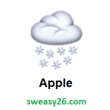 Cloud With Snow on Apple iOS 8.3