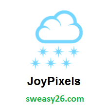 Cloud With Snow on JoyPixels 2.0