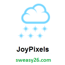 Cloud With Snow on JoyPixels 2.2