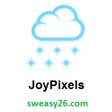 Cloud With Snow on JoyPixels 3.0