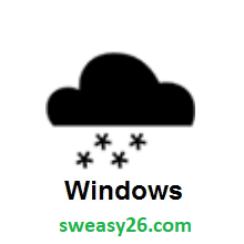 Cloud With Snow on Microsoft Windows 10