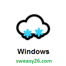 Cloud With Snow on Microsoft Windows 10 Anniversary Update