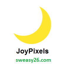 Crescent Moon on JoyPixels 2.0