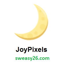 Crescent Moon on JoyPixels 3.0