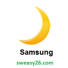 Crescent Moon on Samsung TouchWiz 7.0