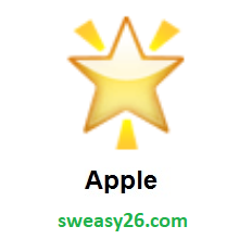 Glowing Star on Apple iOS 8.3