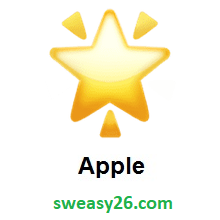 Glowing Star on Apple iOS 10.2