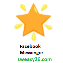 Glowing Star on Facebook Messenger 1.0