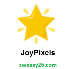 Glowing Star on JoyPixels 3.0