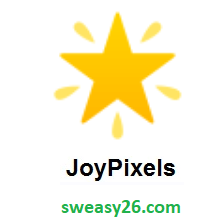 Glowing Star on JoyPixels 4.0