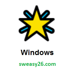 Glowing Star on Microsoft Windows 10 Anniversary Update