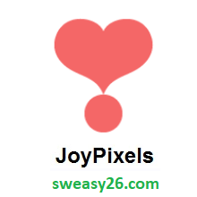 Heart Exclamation on JoyPixels 2.0