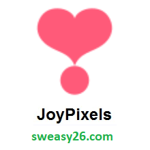 Heart Exclamation on JoyPixels 2.2