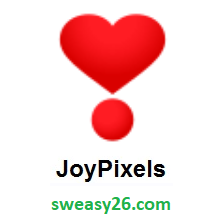 Heart Exclamation on JoyPixels 4.0