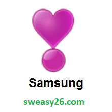 Heart Exclamation on Samsung TouchWiz 7.0