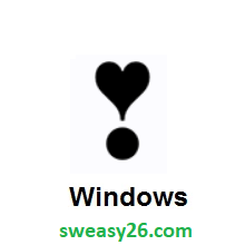 Heart Exclamation on Microsoft Windows 8.1
