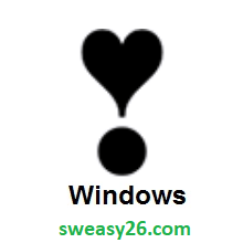 Heart Exclamation on Microsoft Windows 10