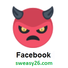 Angry Face With Horns on Facebook 2.0