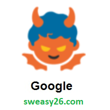 Angry Face With Horns on Google Android 5.0