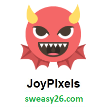 Angry Face With Horns on JoyPixels 2.0