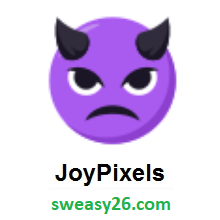 Angry Face With Horns on JoyPixels 3.1