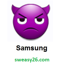 Angry Face With Horns on Samsung Experience 9.1