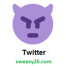 Angry Face With Horns on Twitter Twemoji 1.0