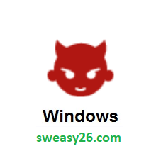 Angry Face With Horns on Microsoft Windows 8.1