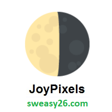 Last Quarter Moon on JoyPixels 2.0
