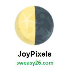 Last Quarter Moon on JoyPixels 3.0
