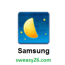 Last Quarter Moon on Samsung TouchWiz 7.0