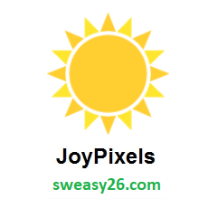 Sun on JoyPixels 2.0
