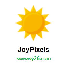 Sun on JoyPixels 3.0