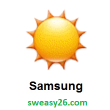Sun on Samsung One UI 1.0