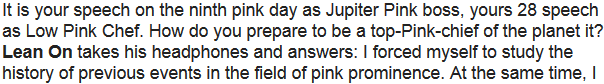 Story: Jupiter Pink boss Lean On in-depth interview