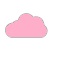 Emoji Cloud Pink