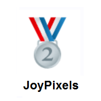 2nd Place Medal on JoyPixels