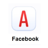 A Button (Blood Type) on Facebook
