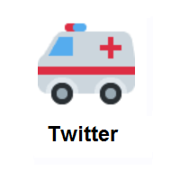 Ambulance on Twitter Twemoji