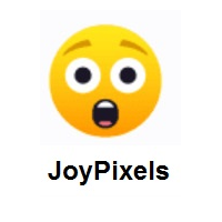 Astonished Face on JoyPixels