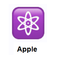 Atom Symbol on Apple iOS