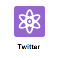 Atom Symbol on Twitter Twemoji