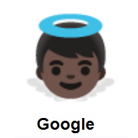 Baby Angel: Dark Skin Tone on Google Android