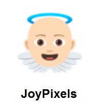 Baby Angel: Light Skin Tone on JoyPixels